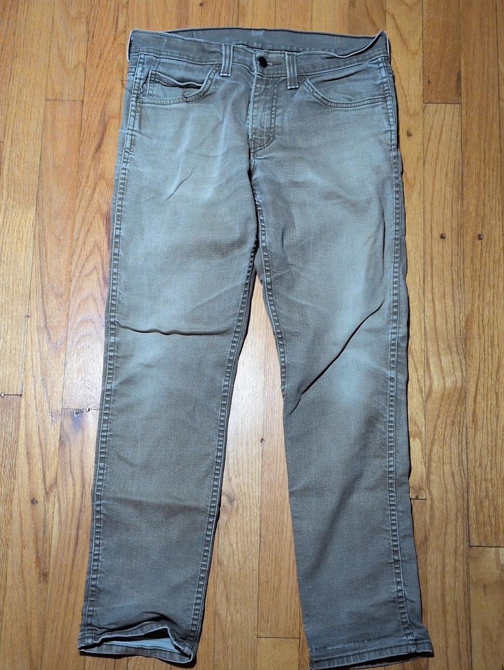 Levi's Men's 511 Straight Jeans in Olive Brown 31x30